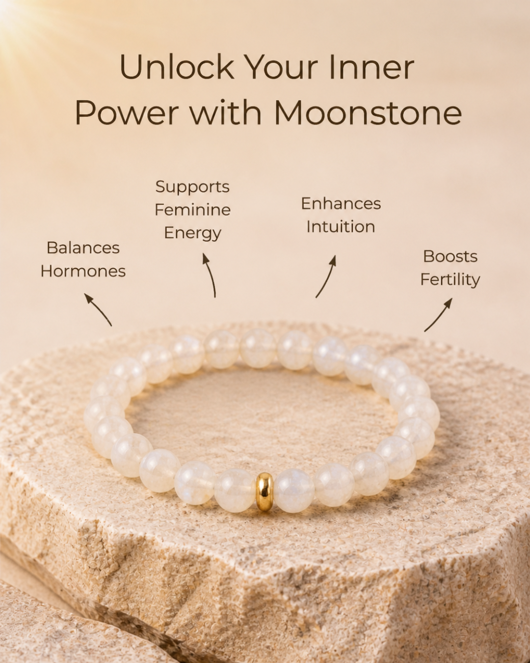 Emotion Balancer Moonstone Bracelet
