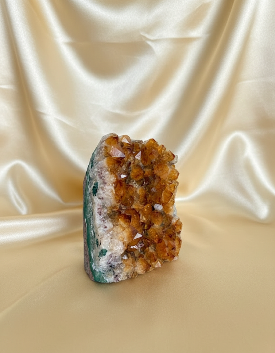 Yellow Citrine Geode