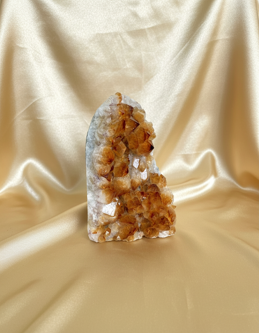 Yellow Citrine Geode