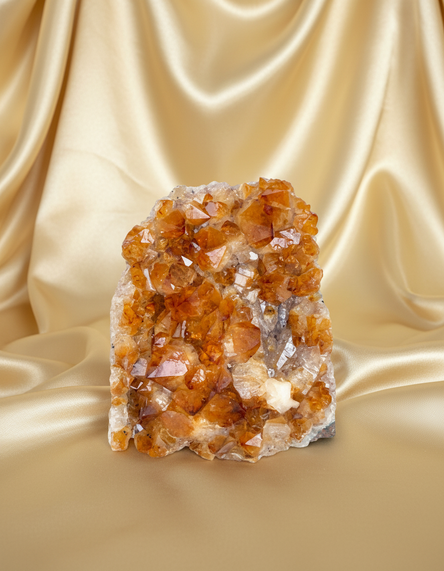 Yellow Citrine Geode