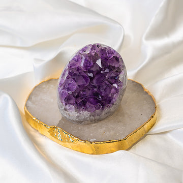 Amethyst Druzy Geode