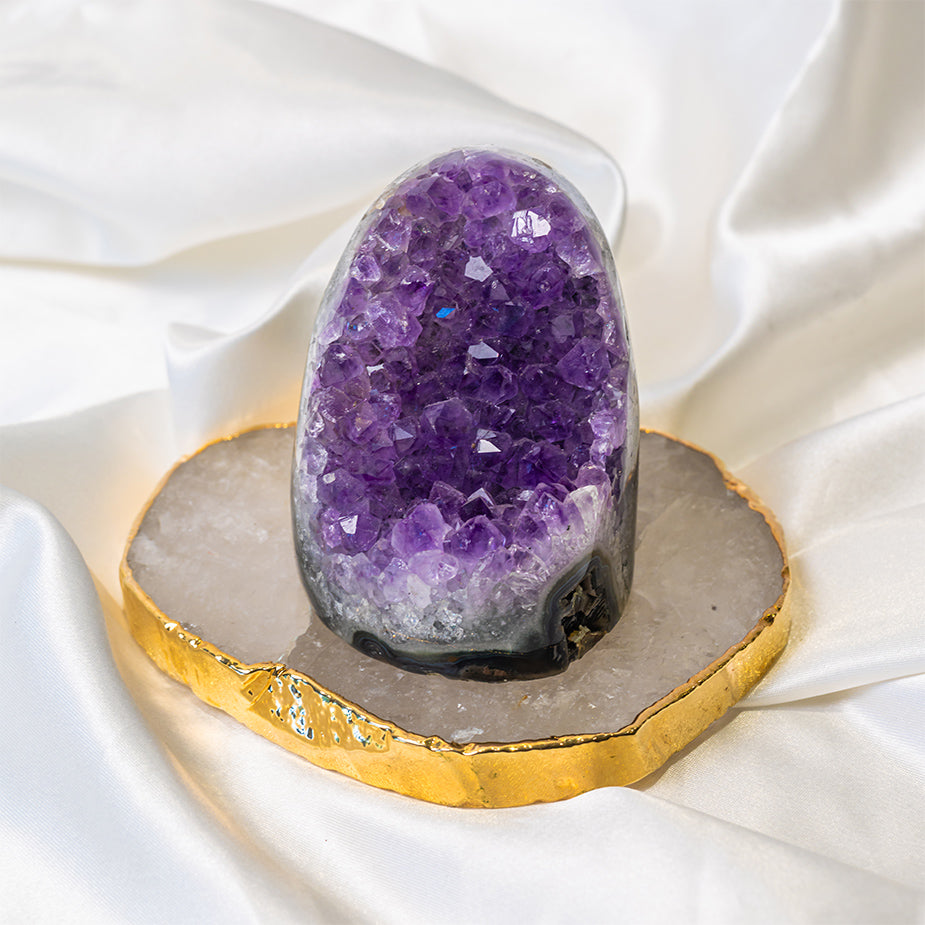 Amethyst Druzy Geode