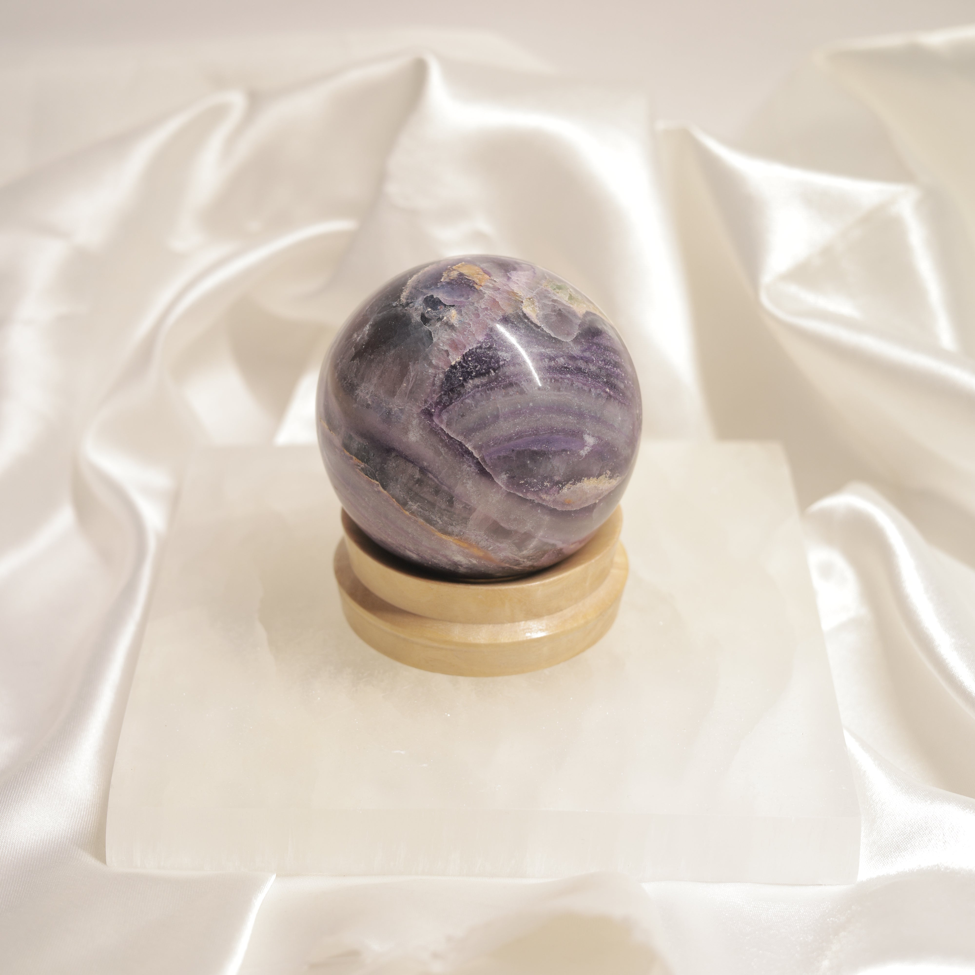 Purple Flourite Sphere