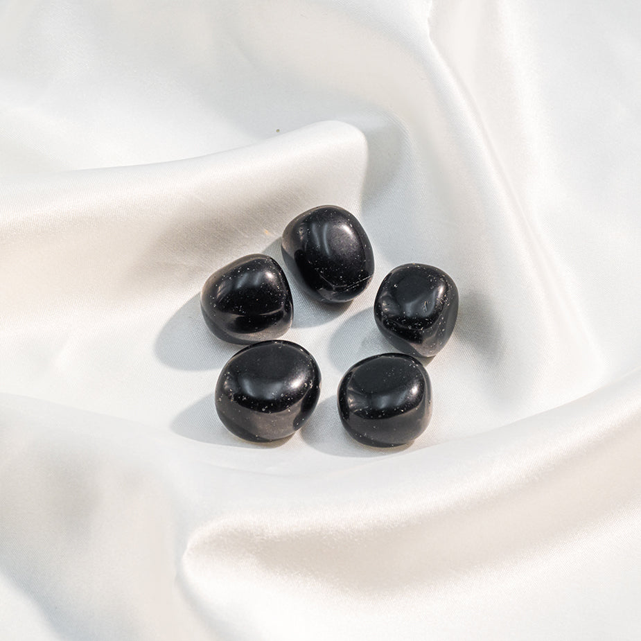 Black Obsidian Tumbles