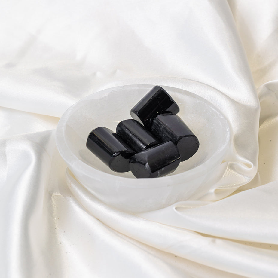 Black Tourmaline Tumbles