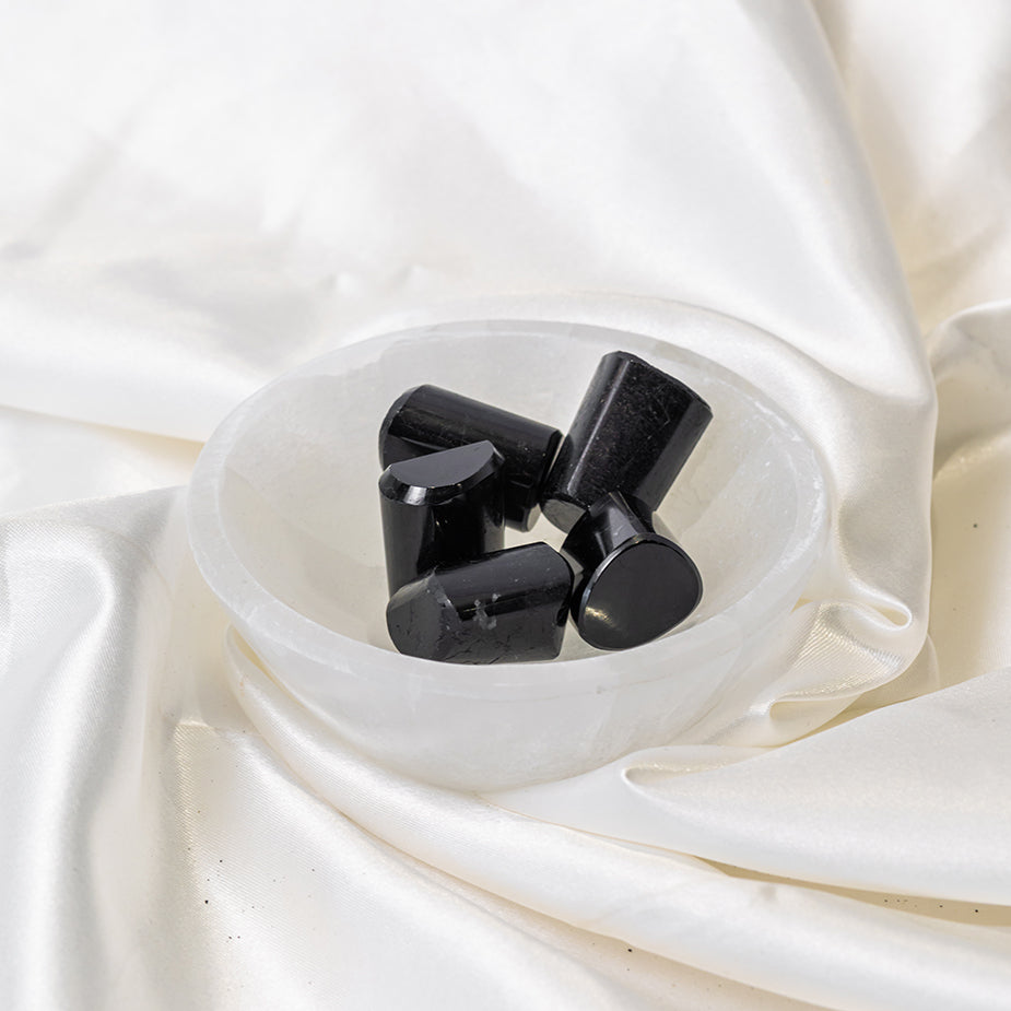 Black Tourmaline Tumbles