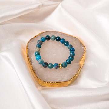 Motivation Booster Blue Apatite Bracelet