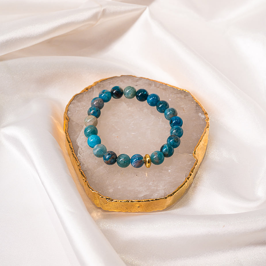 Motivation Booster Blue Apatite Bracelet