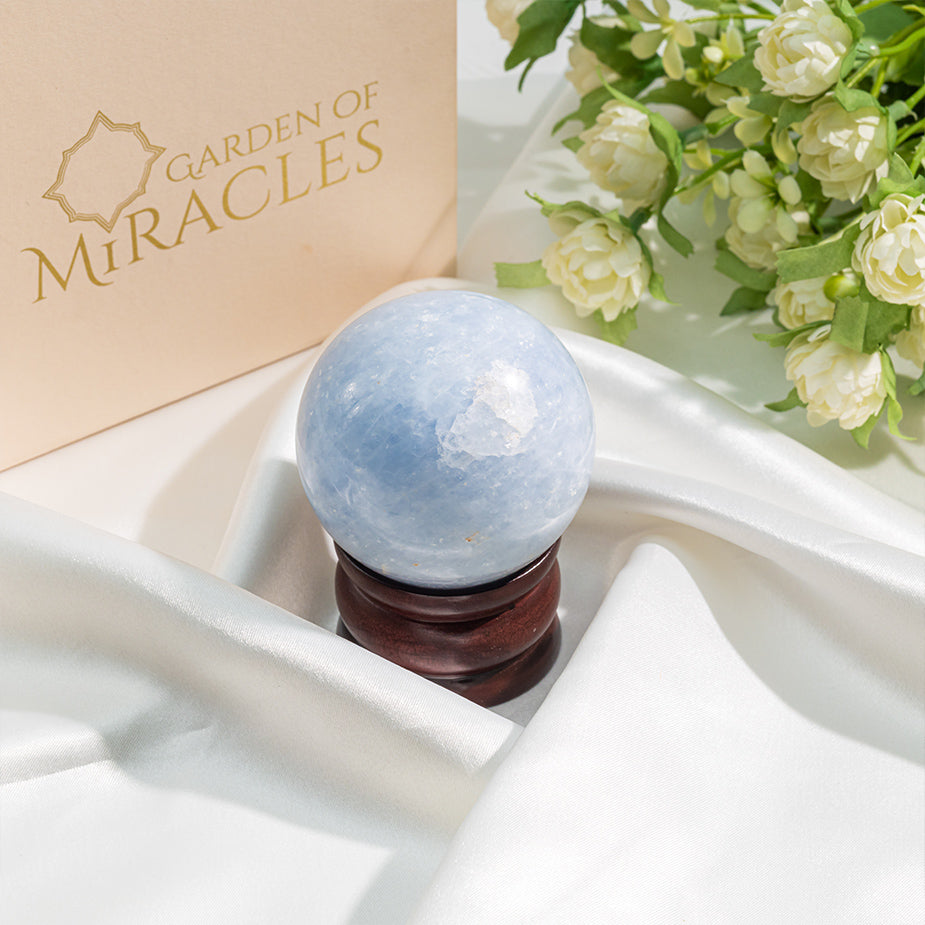 Blue Calcite Sphere