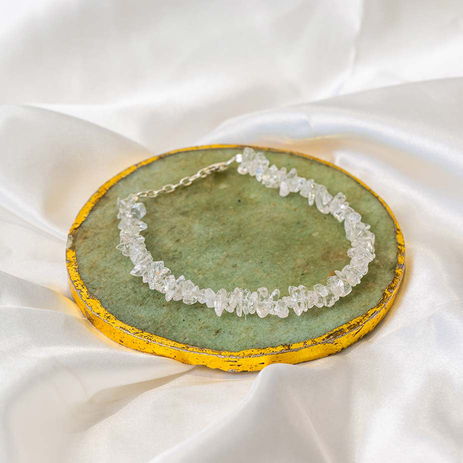 Clear Quartz Chips Bracelet