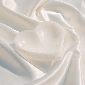 Heart Selenite Bowl