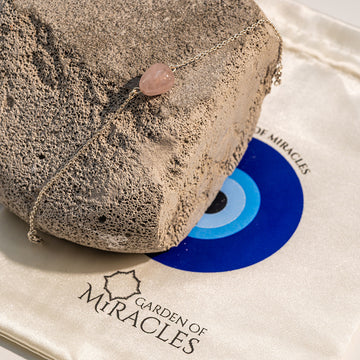 Rose Quartz Bracelet in Silver