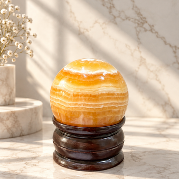 Yellow Calcite Sphere