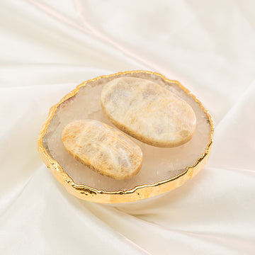 Rainbow Moonstone Palmstone