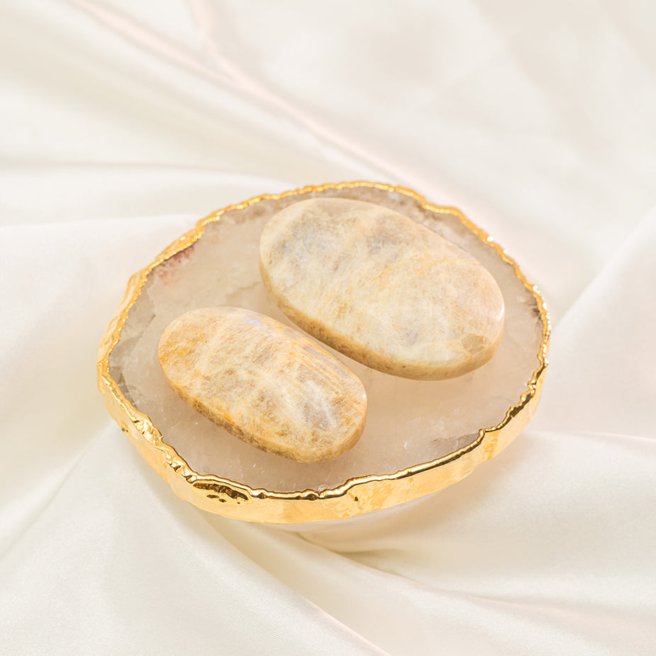 Rainbow Moonstone Palmstone