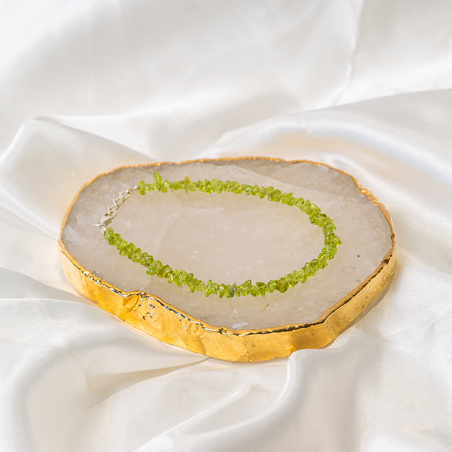 Peridot Chips Bracelet