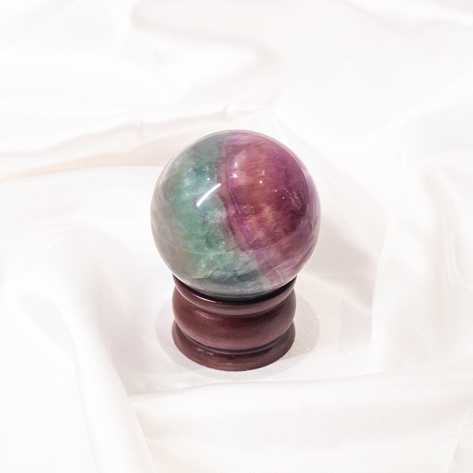 Rainbow Flourite Sphere