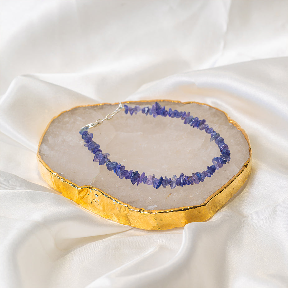 Tanzanite Chips Bracelet