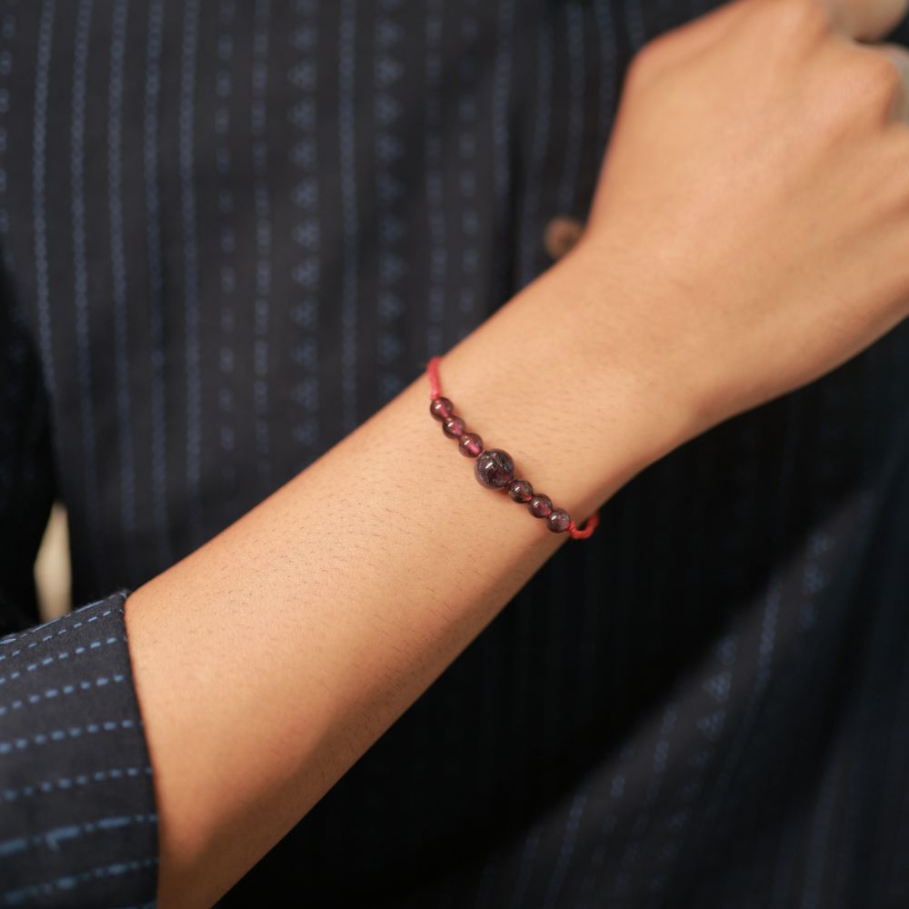Personalized Crystal Rakhi Set