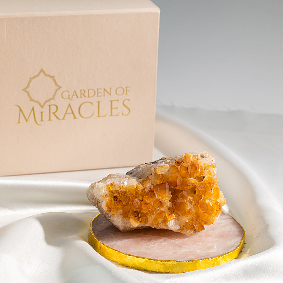 Yellow Citrine Cluster