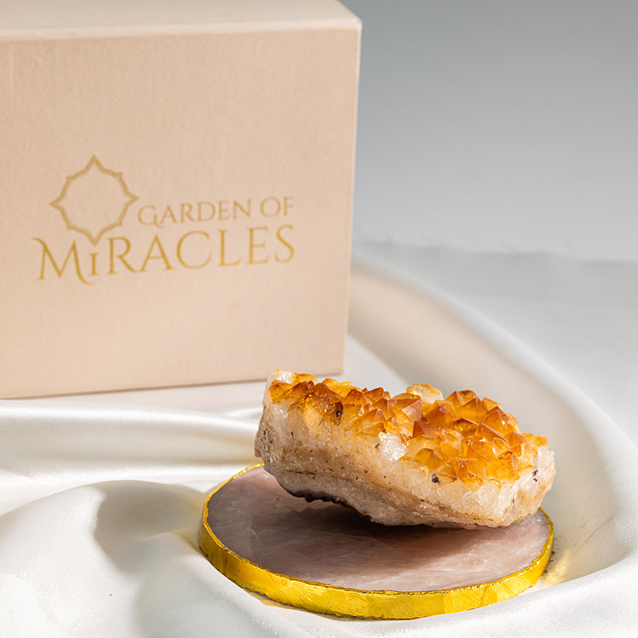 Yellow Citrine Cluster