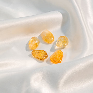 Yellow Citrine Tumbles