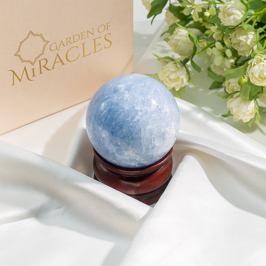 Blue Calcite Sphere
