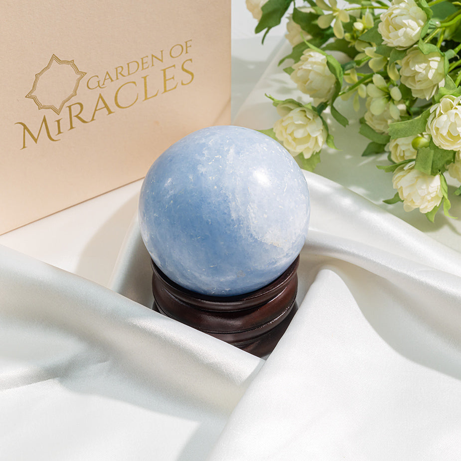 Blue Calcite Sphere