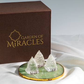 Clear Quartz Shri Yantra