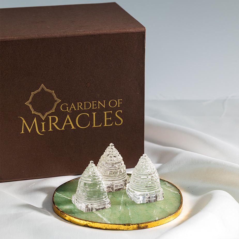 Clear Quartz Shri Yantra