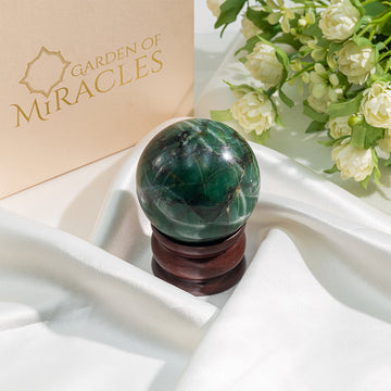 Green Agate Sphere