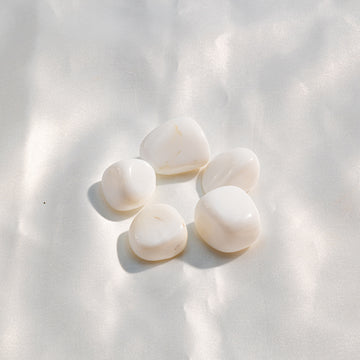 White Opal Tumbles
